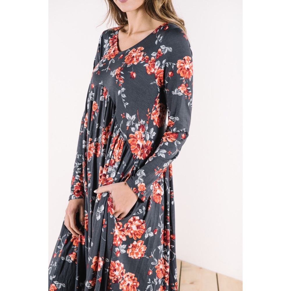 Naturist floral dress from Piper & Scoot